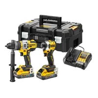 Комплект акумулаторни инструменти DeWALT    с 2 батерии и зарядно, DCD999, DCF850, 18 V, 5 Ah, DCK2052H2T