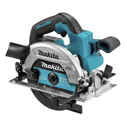Акумулаторен ръчен циркуляр Makita    без батерия и зарядно, 18 V, ф 165 мм, 5000 об./мин, DHS661ZU