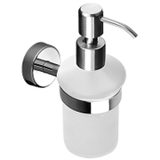 Дозатор на течен сапун Kapitan стенен неръждаема стомана и стъкло  100x70x160 мм, Modern - product - 100 DPL 359