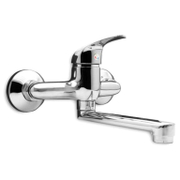 Смесител за кухня стенен Forma Vita с керамична глава  3/4, Cristal 80016A - product - 100 FVA 313