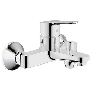 Смесител за вана-душ стенен Grohe с керамична глава  3/4", BauEdge