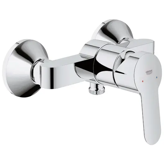 Смесител за вана-душ стенен Grohe с керамична глава  3/4", BauEdge
