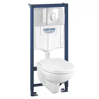 Структура за вграждане Grohe комплект с тоалетна чиния, Solido Perfect