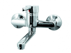 Смесител за кухня стенен Inter Ceramic с керамична глава  3/4, Kristi ICF 5558290 - product - 100 ITK 214