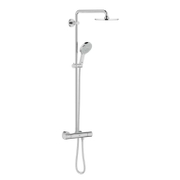 Смесител за вана-душ стенен Inter Ceramic керамична глава с ръчен и стационарен душ  3/4, Solanj - product - 100 ITK 219