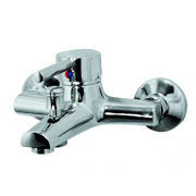 Смесител за вана-душ стенен Inter Ceramic с керамична глава с ръчен душ  3/4, Kristi ICF 6258290C - product - 100 ITK 212