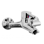 Смесител за вана-душ стенен Inter Ceramic с керамична глава с ръчен душ  3/4, Kristi ICF 6258290C - product - 100 ITK 212