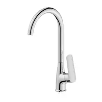 Смесител за кухня стоящ Inter Ceramic с керамична глава  2x3/8", Danista Lead Free