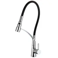 Смесител за кухня стоящ Inter Ceramic с керамична глава  2x3/8", Leoni ICF 7561018 7313