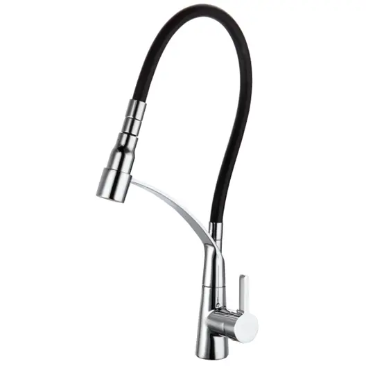 Смесител за кухня стоящ Inter Ceramic с керамична глава  2x3/8", Leoni ICF 7561018 7313