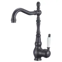 Смесител за кухня стоящ Inter Ceramic с керамична глава  2x3/8", Olla ICF 7106126ORB