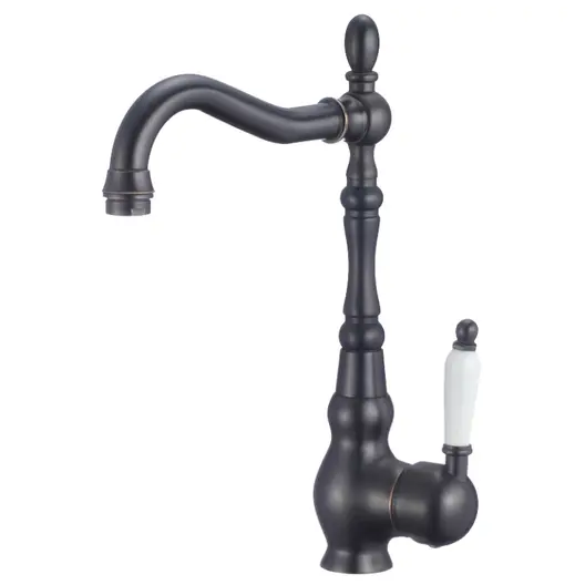 Смесител за кухня стоящ Inter Ceramic с керамична глава  2x3/8", Olla ICF 7106126ORB