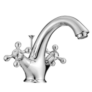 Смесител за умивалник в баня Inter Ceramic двуръкохватков стоящ  3/8, Retro ICF 1002851 - product - 100 ITK 255