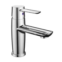 Смесител за умивалник в баня с керамична глава стоящ  2x1/2"