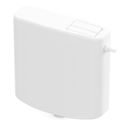 Казанче за тоалетна Nikiplast двустепенно пластмасово  368х370х58 мм, Eko - product - 100 NDK 242