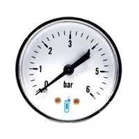 Аксиален манометър за вода Syveco  ф 50 мм, 0-6 bar