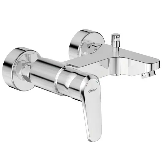 Смесител за вана-душ стенен Vidima с керамична глава  3/4", SevaL B0973AA
