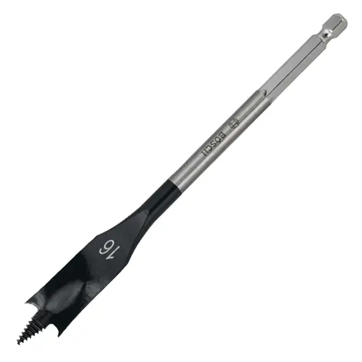 Свредло за дърво Bosch плоско с 6-стенна опашка  16 мм, 152 мм, Self Cut Speed
