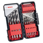 Свредло за метал Bosch HSS с цилиндрична опашка комплект 1-10 мм, 18 бр., PointTeQ - product - 101 BSH1749