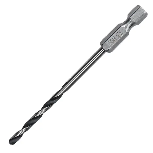 Свредло за метал HSS Bosch с 6-стенна опашка оксидирано  3.5 мм, 39/79 мм, PointTeQ Hex