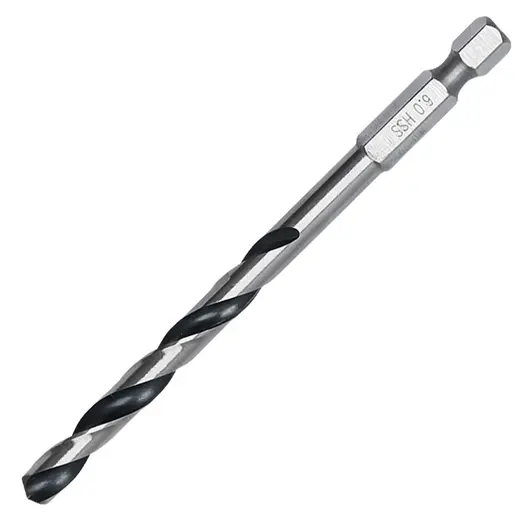 Свредло за метал HSS Bosch с 6-стенна опашка оксидирано  6 мм, 57/98 мм, PointTeQ Hex