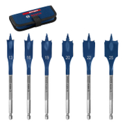 Свредло за дърво Bosch плоско с 6-стенна опашка комплект 13-25 мм, 6 бр., Expert Self Cut Speed - product - 101 BSH2314