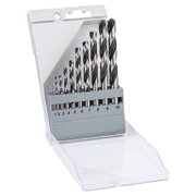 Свредло за метал Bosch HSS с цилиндрична опашка комплект 1-10 мм, 10 бр., PointTeQ - product - 101 BSH2355