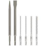Комплект Bosch шило, секачи и свредла с SDS-plus опашка  6 бр., PRO SDS plus-4C - product - 101 BSH2858