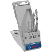 Свредло за дърво Bosch HSS с 6-стенна опашка комплект 2-6 мм, 5 бр., PRO Wood HSS - product - 101 BSH2868