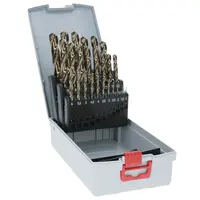Свредло за метал HSS-Co Bosch с цилиндрична опашка комплект 1-13 мм, 25 бр., PRO Stainless Steel HSS-Co