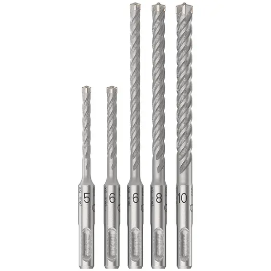 Свредло за армиран бетон Bosch SDS-plus комплект 5-10 мм, 5 бр., PRO SDS plus-5Х
