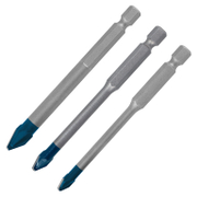 Свредло за стъкло и керамика Bosch с шестостенна опашка  5, 6, 8 мм, 90 мм, 3 бр., Expert HEX-9 HardCeramic - product - 101 BSH2880