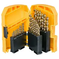 Свредло за метал HSS-G DeWALT с цилиндрична опашка комплект 1-13 мм, 29 бр., DT7926
