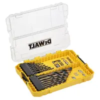 Свредло за метал HSS-G DeWALT с цилиндрична опашка комплект 1-12 мм, 21 бр., DT70755