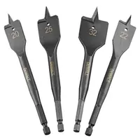 Свредло за дърво DeWALT плоско с 6-стенна опашка комплект 20-32 мм, 152 мм, 4 бр., DT4797