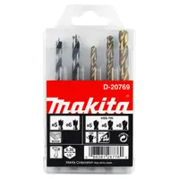 Свредло Makita за дърво и метал к-кт  5-8 мм, 5 бр.
