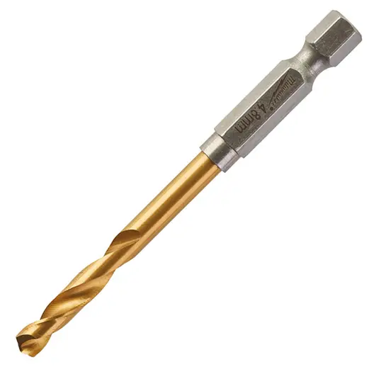 Свредло за метал HSS-TiN Milwaukee с 6-стенна опашка в блистер 4.8 мм, 29/78 мм, Shockwave Red Hex