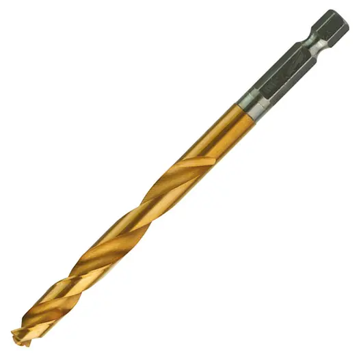 Свредло за метал HSS-TiN Milwaukee с 6-стенна опашка в блистер 7.5 мм, 67/110 мм, Shockwave Red Hex