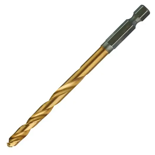 Свредло за метал HSS-TiN Milwaukee с 6-стенна опашка  6 мм, 63/105 мм, Shockwave Red Hex