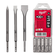 Комплект Milwaukee шило, секачи и свредла с SDS-plus опашка  8 бр., MX4 - product - 101 MLA2246