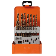 Свредло за метал Projahn HSS-TiN с цилиндрична опашка комплект 1-10 мм, 19 бр. - product - 101 PRH 799