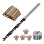 Свредло за дърво Wolfcraft CV с цилиндрична опашка комплект с дюбели 8 мм - product - 101 WLF1976