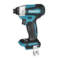 Акумулаторен винтоверт Makita ударен   без батерия и зарядно, 18 V, 140 Nm, 1/4", шестостен DTD157Z