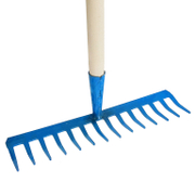 Гребло градинско AMC право с дървена дръжка  12 z - product - 102 AMC 009