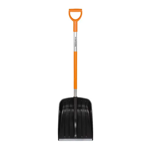 Лопата за сняг Fiskars пластмасова с алуминиева дръжка  350 мм, SnowXpert