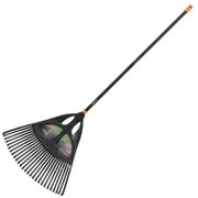 Гребло градинско Fiskars ветрилообразно с алуминиева дръжка  25 z, 650 мм, Solid Leaf Rake XL - product - 102 FSK 270