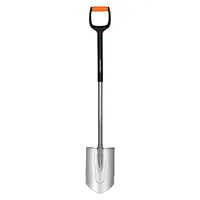 Земеделска лопата Fiskars с дръжка  заострена, 1200 мм, Xact