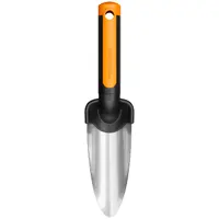 Лопатка градинска Fiskars за цветя  заострена, 350 мм, Premium