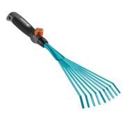 Гребло градинско Gardena ветрилообразно с къса дръжка  9 z, 150 мм - product - 102 GRD 159