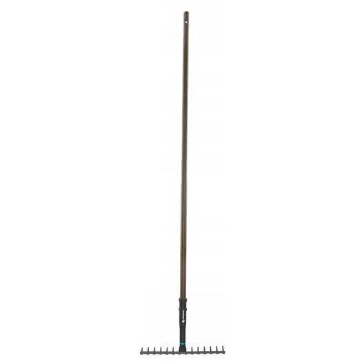 Гребло градинско Gardena право с дървена дръжка  14 z, 360 мм, NatureLine